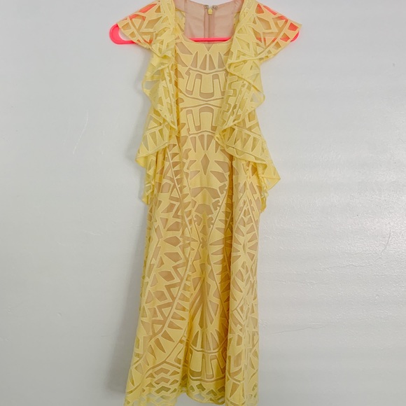 BCBG Jenni Ruffle Racerback Dress - Picture 2 of 7